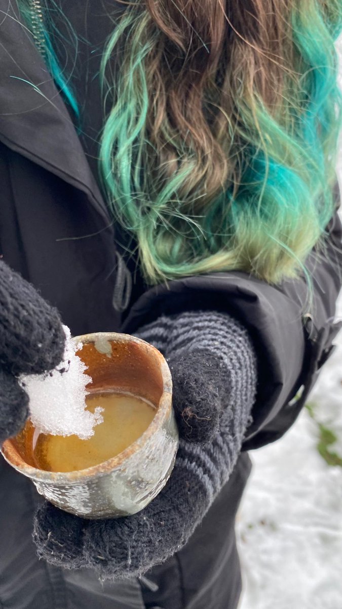 Making oolong ‘snow cones’ with the Teen Tea Critic. What are you up to today?