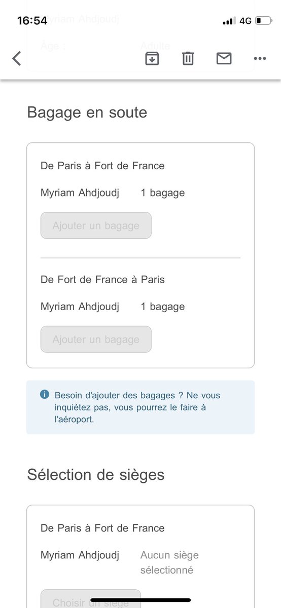 Mimiahd's tweet photo. @opodo c’est normal de prendre un billet avec bagages inclus et de se faire recaler par @aircaraibes pour repayer 100e pour le bagage ? Preuve à l’appui mais rien à faire !!! 👇 https://t.co/yOqtuDHRQ7