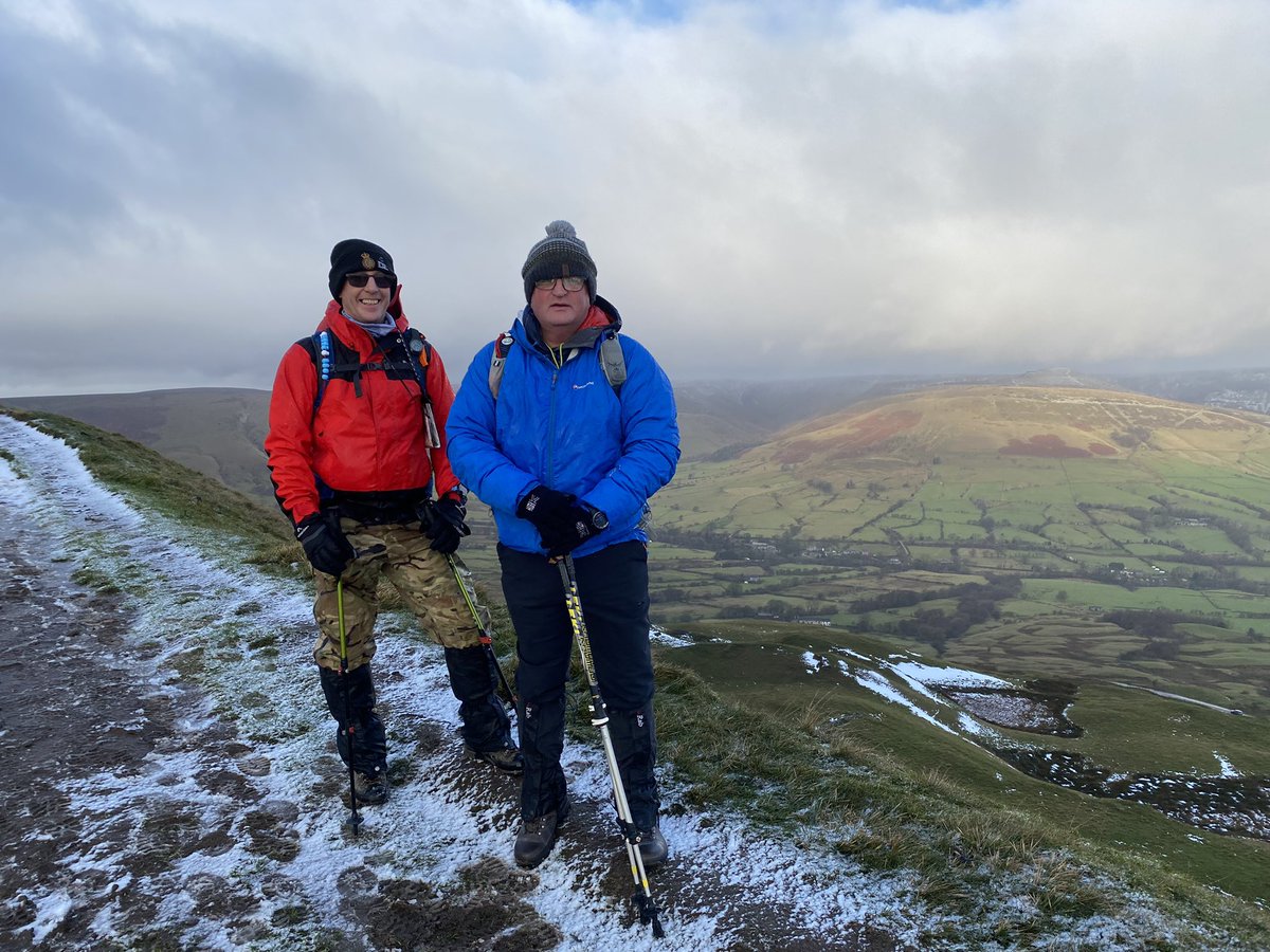 @PeakNavigation  Marc and Lloyd, gold NNAS with Peak Navigation on Lord’s Seat today.