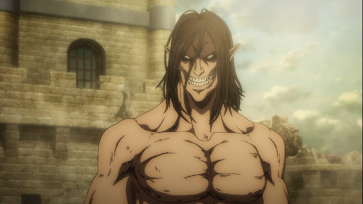 ackermikaa's tweet photo. o titã do eren tá fenomenal mappa entregou tudo #shingeki #ShingekiNoKyojin #AttackonTitanFinalSeason https://t.co/jyU3e0wRmw