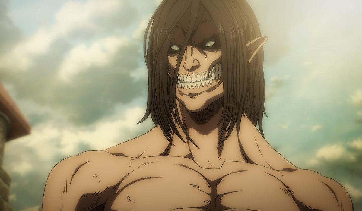 ackermikaa's tweet photo. o titã do eren tá fenomenal mappa entregou tudo #shingeki #ShingekiNoKyojin #AttackonTitanFinalSeason https://t.co/jyU3e0wRmw