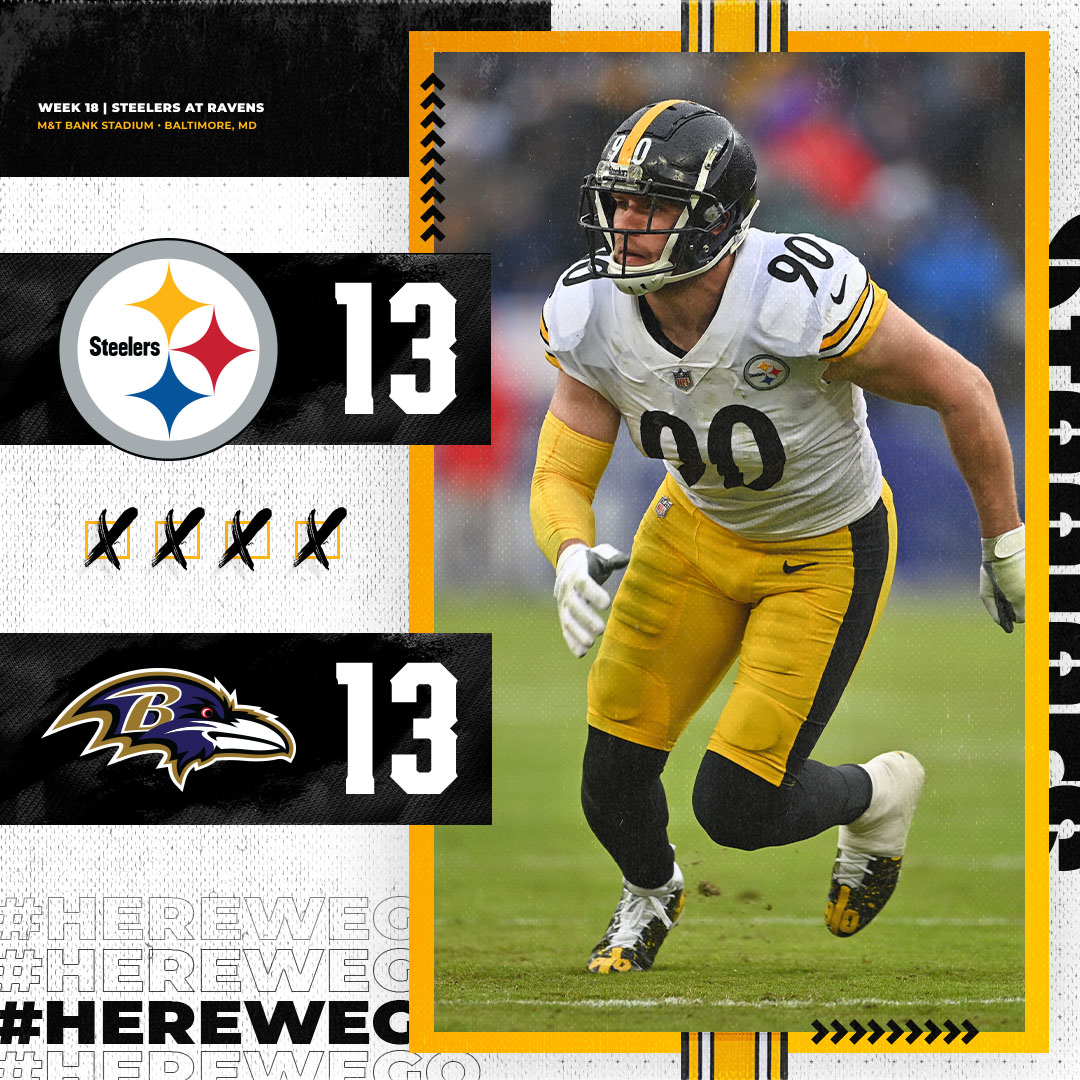 steelers's tweet photo. Headed to OT. https://t.co/hbwL65wlAT