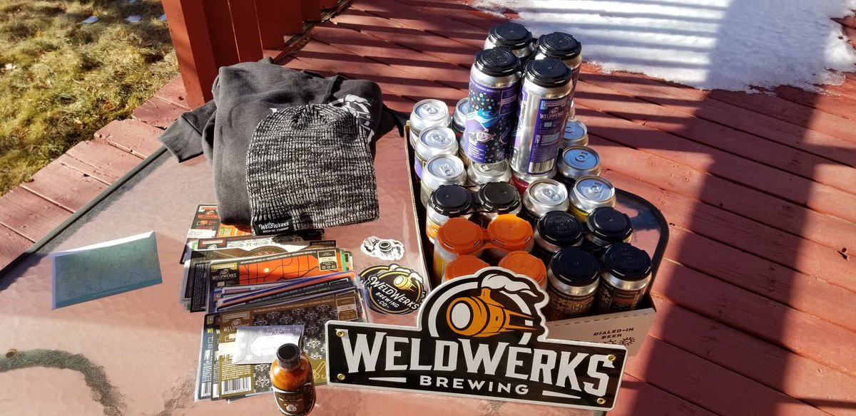 Because I have amazing friends and am definitely one of @Weldwerks number one fans, I received this amazing gift package today. Thank you to Kris (started the gofundme), @DarioinDenver, and @Jhondeaux for coordinating this. So amazing.