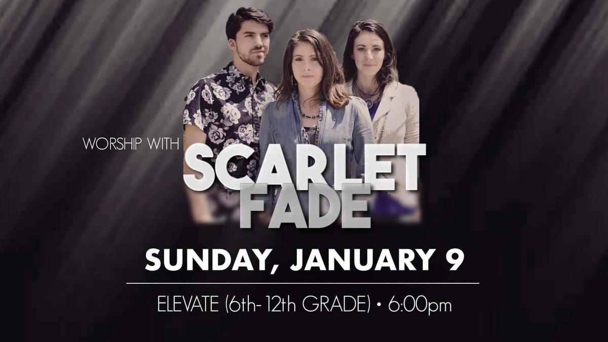 LC_dublin's tweet photo. All 6th-12th grade students, get to Elevate TONIGHT! Scarlet Fade will be hanging out tonight at 6:00 and you don’t want to miss it! Invite all your friends too! https://t.co/T69nrR6B7v