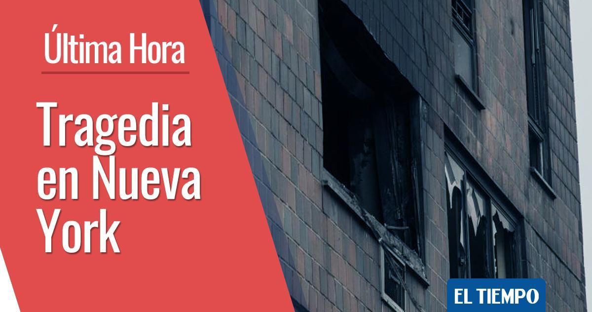 ELTIEMPO's tweet photo. 🚨 Al menos 19 muertos se confirmaron en un incendio de un edificio de Nueva York. Entre las víctimas mortales hay nueve niños. Conozca cómo fueron los hechos → https://t.co/jwJrgXpscQ https://t.co/fEkBVUx8Os