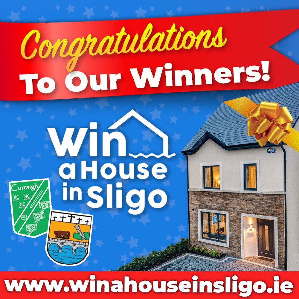 WinAHouseInSligo (@winahousesligo) on Twitter photo This evening in the <a href="/sligoparkhotel/">Sligo Park Hotel</a> we hosted our <a href="/ShannonGaelsGAA/">Shannon Gaels GAA</a> & <a href="/currygaaclub/">Curry GAA Club</a> #WinAHouseInSligo fundraiser draw! ๐ซ๐๐ผ
Visit our website to find out who won ๐๐ผ
winahouseinsligo.ie
Thanks to our sponsors
& all ticket purchasers for the fantastic support ๐๐ป This evening in the <a href="/sligoparkhotel/">Sligo Park Hotel</a> we hosted our <a href="/ShannonGaelsGAA/">Shannon Gaels GAA</a> & <a href="/currygaaclub/">Curry GAA Club</a> #WinAHouseInSligo fundraiser draw! ๐ซ๐๐ผ
Visit our website to find out who won ๐๐ผ
winahouseinsligo.ie
Thanks to our sponsors
& all ticket purchasers for the fantastic support ๐๐ป