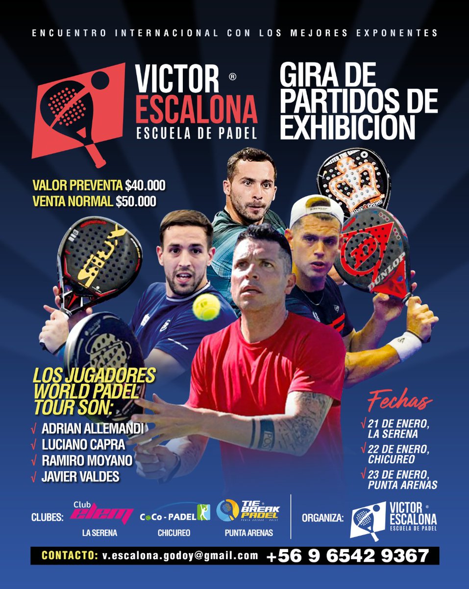 Here we go <a href="/TitoAllemandi/">TitoAllemandi</a> Vamos!!! #padel #Chile #padeltime