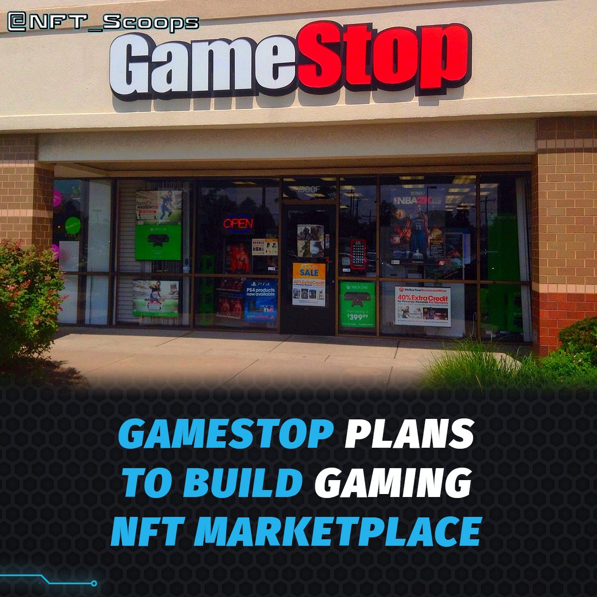 📢 @GameStop Plans to Launch Dedicated Gaming #NFT Marketplace 

🎮GameStop is building an NFT marketplace for gamers. It  plans to establish cryptocurrency partnerships to create games and items for the marketplace with its main focus  on video game goods!🚀

#NFTs #NFTGame