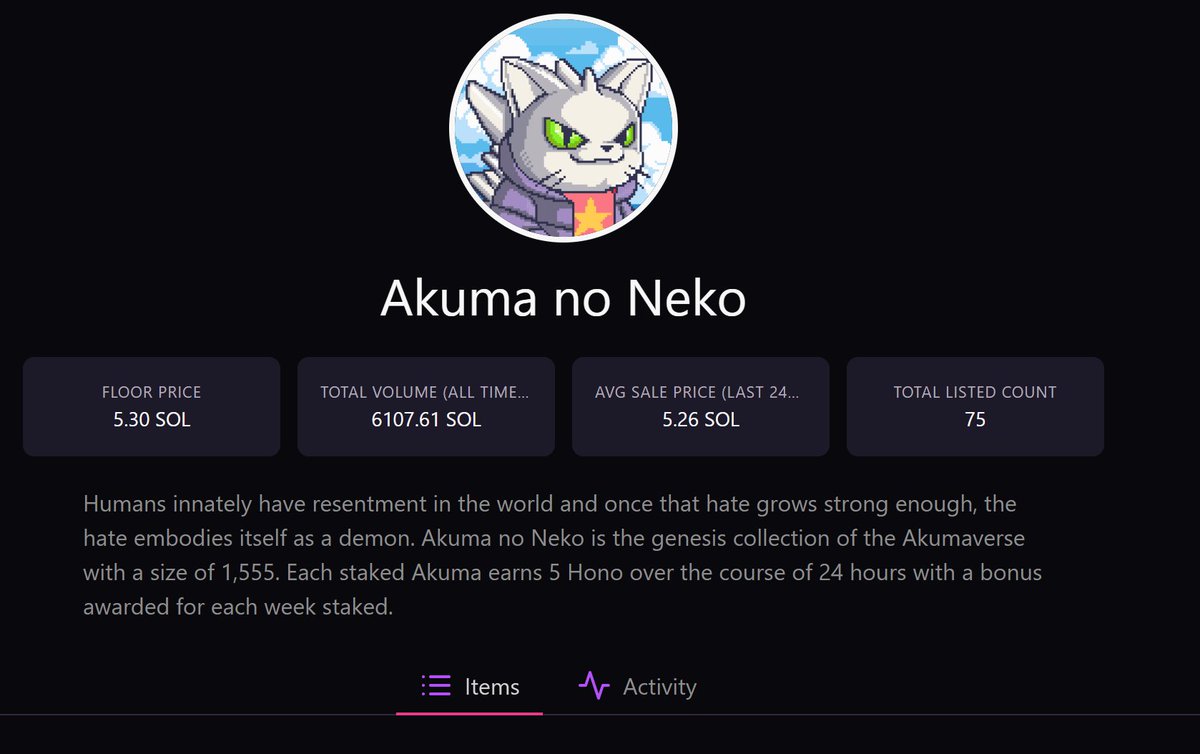 WooPengie's tweet photo. Check price, good price @Akumaverse @dxyhmd @AkumaFlameDAO @FishAkumaDAO @AkumaverseSales @LigerLite #Akumaverse https://t.co/jJELmCHp0x