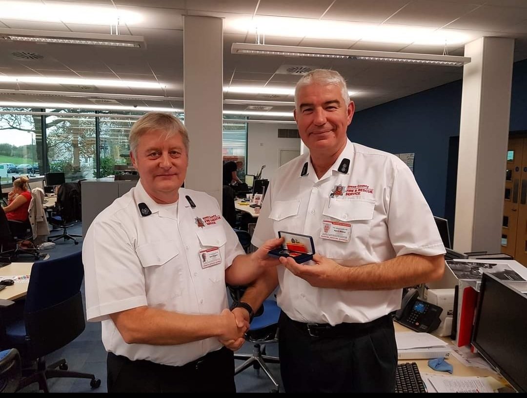 willows24's tweet photo. At midnight I will be the wife of a pensioner @kevmitson. I am immensely proud of everything you have achieved and continue to achieve.  Enjoy your retirement from the Fire Service Kev and I am looking forward to new adventures with you. You are the other half of me. 🔥👨‍🚒🚒 https://t.co/xLV22hTsI7