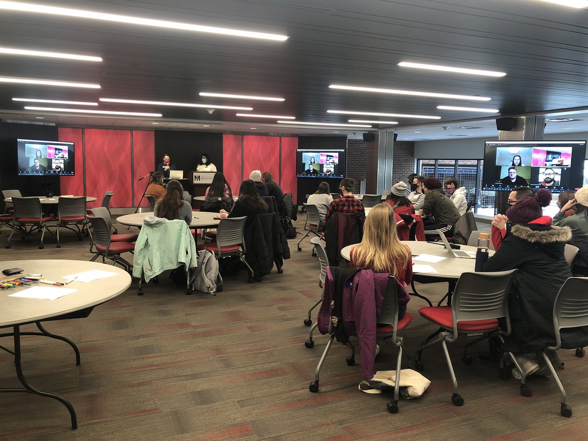 LayneAAnderson's tweet photo. Welcome back @MSUMStudentLife student leaders!!  Getting ready for another semester with some learning.  #professionalism #selfawareness #leadershipdevelopment #dragonlife https://t.co/op1ywaFNtv