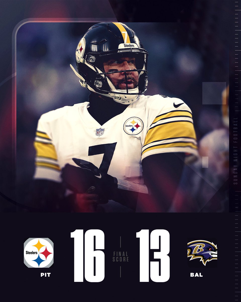 SNFonNBC's tweet photo. THE STEELERS HAVE WON IN OT!

#HereWeGo | #NFL https://t.co/otWDNdHAbi