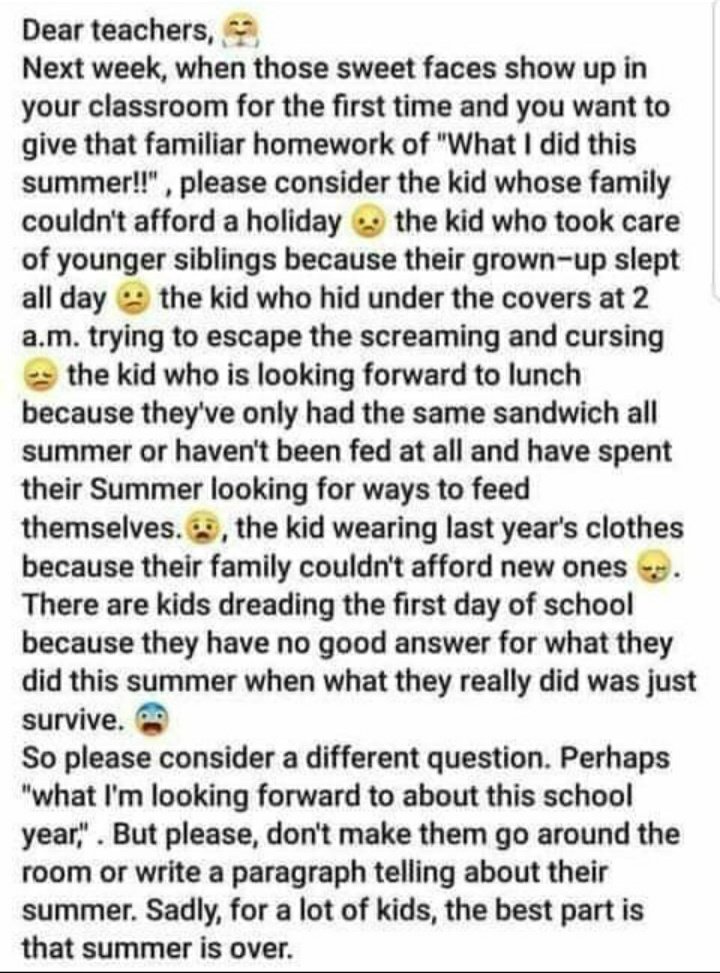 Suzanne_Human's tweet image. #BackToSchool 
#BeSensitive