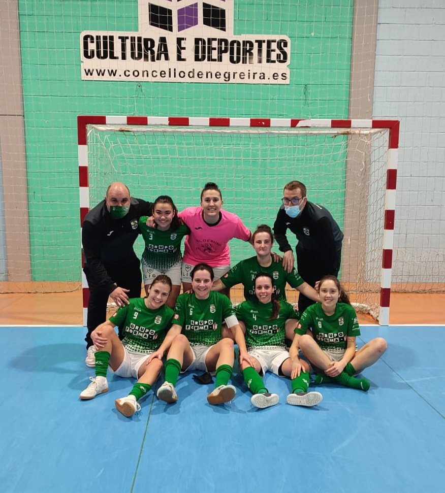 🔚 𝙎𝙀𝙉𝙄𝙊𝙍 𝙁𝙀𝙈𝙀𝙉𝙄𝙉𝙊 👧🏾

💪🏽 +3 puntazos das nosas rapazas! 

Meigas FS 3️⃣
Grupo FormaT Vilalba FS 5️⃣

⚽⚽⚽⚽ Antía
⚽ Carla

#ForzaFormaT
#VilalbaQuereFutsal 💚
