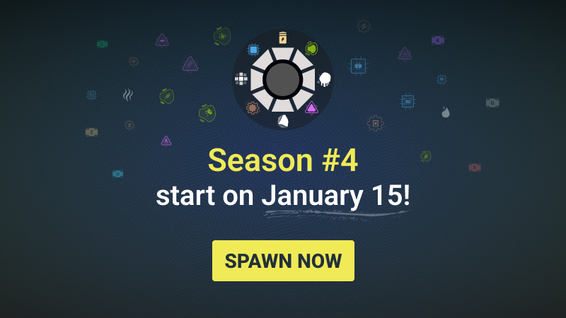Season #4 is open! Join now and place your spawn in the new seasonal world. The game starts on January 15. screeps.com/forum/topic/32…