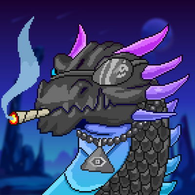 HippFlip's tweet photo. Took a huge detox break from social media, I was spending way too much time looking at a screen.

Back with a giveaway though :O 

I Want to giveaway this @AlphaDragonsNFT 

Like &amp; Follow Me ♥️
Share🚀
Tag 3 Friends 👫

If I get to 420 followers in 24h I'll give away two! https://t.co/P9RpKzvsQG