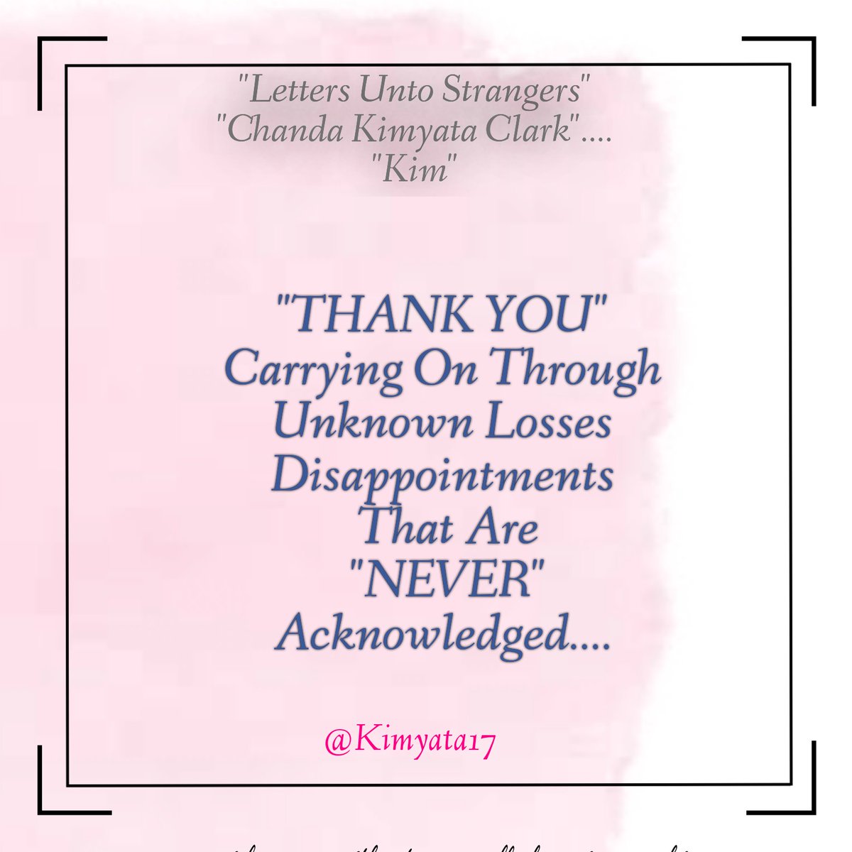Kimyata17's tweet photo. #LettersUntoStrangers #JustBecause @SamuelLJackson
#PartFive #PartSix #Writing #Poetry #UnspokenWords #SpokenWord #SundayThoughts https://t.co/58FbfNXlAr