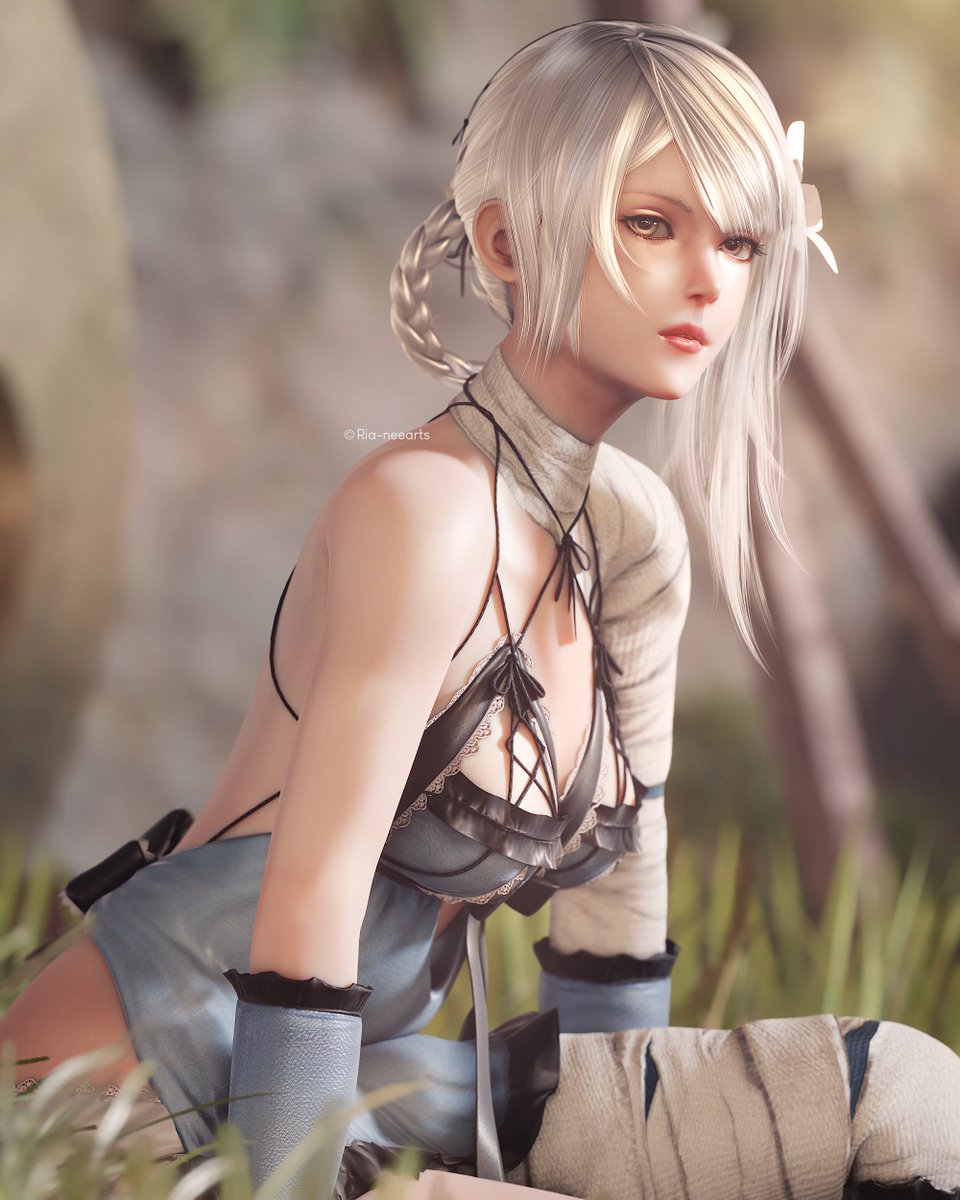Ria_neearts's tweet photo. Her.
#NieRReplicant https://t.co/YsO2RIDmPT