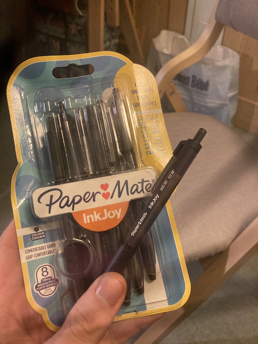 Does anybody else get extremely satisfied when finding a good pen to use (pic of my latest find…great for my back pocket )😂 ✒️🖋