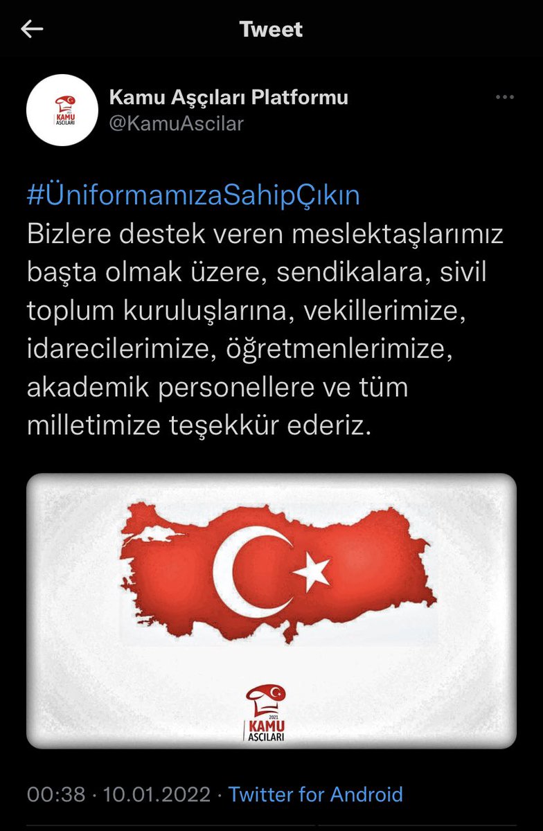 SinanKahramn22's tweet photo. #ÜniformamızaSahipÇıkın https://t.co/n2o08cungE