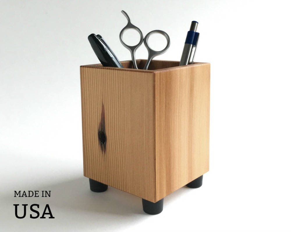 Thanks for the kind words! ★★★★★ "Very well-made pen holder with the perfect height and width…” etsy.me/34BMsWv