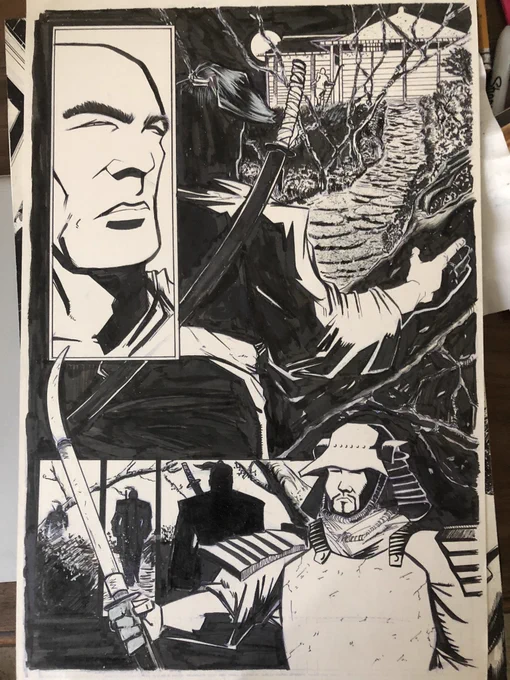 First page I ever drew (20 yrs ago?) vs last page I drew.
I wish I was still as brave with my layouts. 