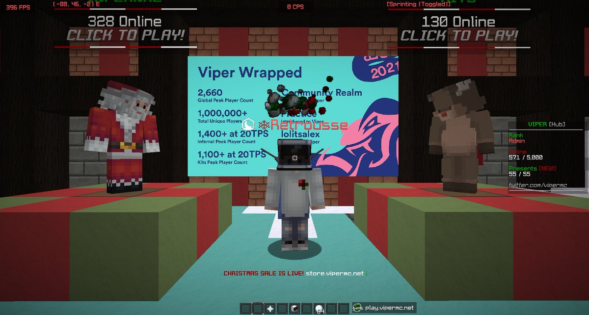 Promoted to Admin <a href="/ViperMC/">Viper</a> 

Huge shoutout to <a href="/xPis_/">Pab</a> for getting me here, couldn't do it without him. Thank you to <a href="/BIGSPYNO/">Tamer</a>, <a href="/alfie_cleveland/">Alfie</a>, <a href="/n0ahx4/">Noah</a> <a href="/PostingPvP/">posty</a> @ignGTed <a href="/AtomicOG/">Atomic</a> <a href="/ScreenieMC/">Screenie ツ</a> @refusual