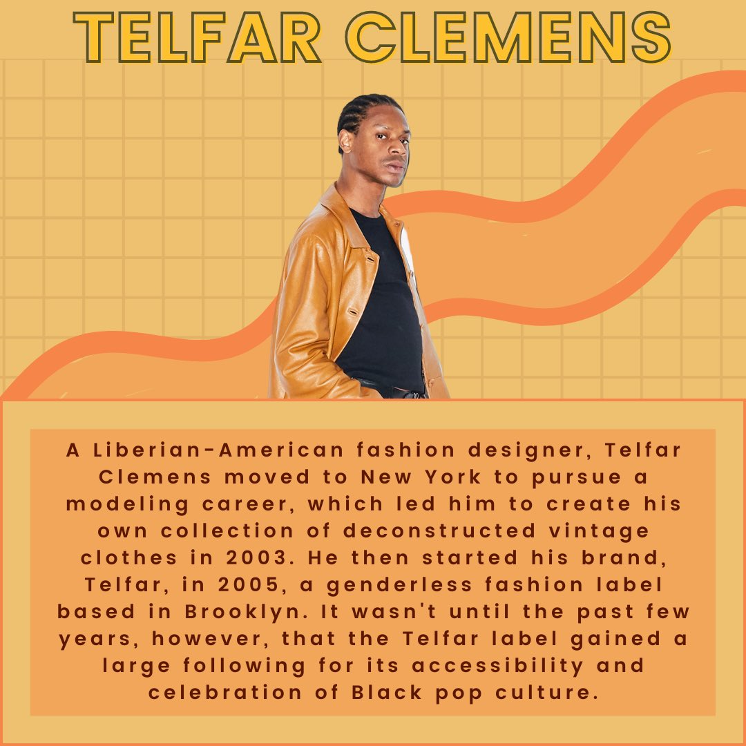TandemEd's tweet image. We couldn’t have a Black Fashion Spotlight without bringing up Telfar Clemens, the Liberian-American designer whose brand has been gaining widespread recognition!