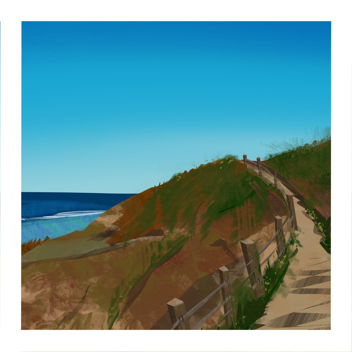 MillioudMathias's tweet photo. Another study from holiday. #landscape #digitalart #painting https://t.co/l8MN82X3hD