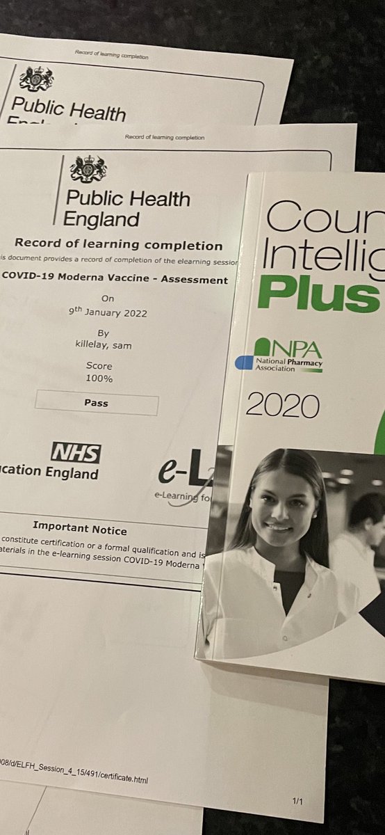 Really proud of Sam. Only 17 and doing everything he can to gain experience in order to become a paramedic. Now has a part time job in a pharmacy and also a covid vaccinator. Well done son 👏👏👏