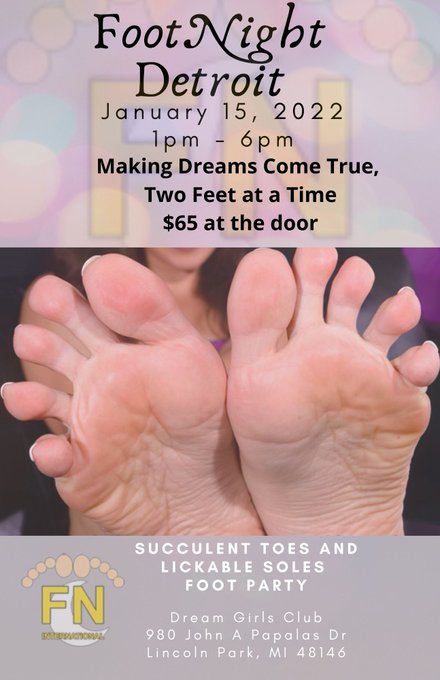 Succulent #toes Tasty #arches Lickable #soles  Get your fix to set up a perfect 2022  https://t.co/fpFDeUw2uU<a href="/tag/toes"class="tags">#toes</a><a href="/tag/arches"class="tags">#arches</a><a href="/tag/soles"class="tags">#soles</a><a href="/tag/footnightdetroit"class="tags"><span>#footnightdetroit</span></a>