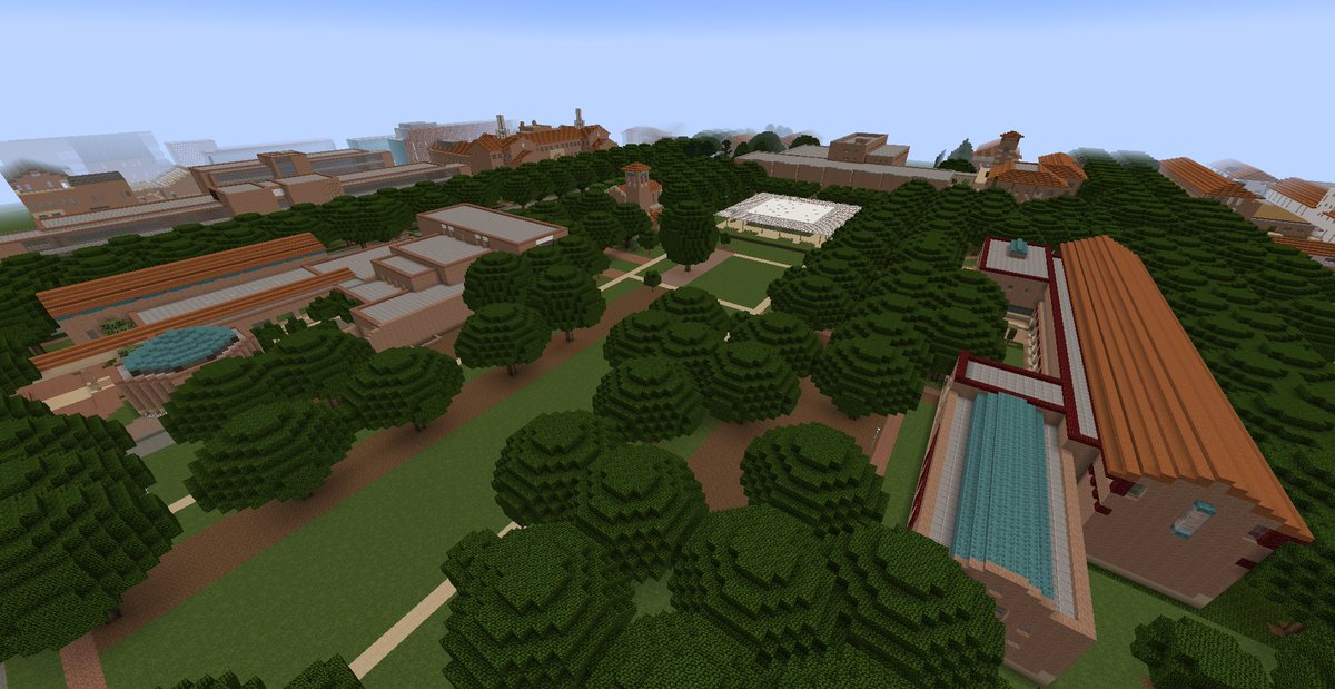 minecraft_rice's tweet photo. Central Quad! https://t.co/x2SJhhlcEU