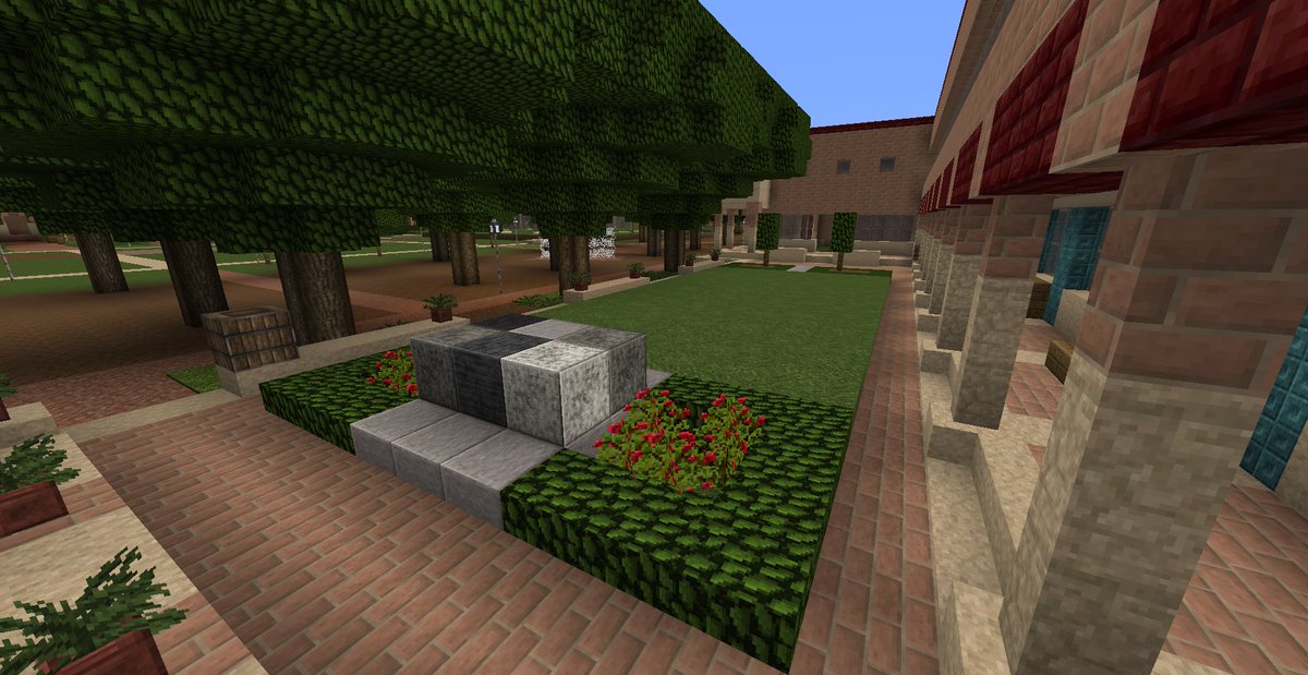 minecraft_rice's tweet photo. Central Quad! https://t.co/x2SJhhlcEU