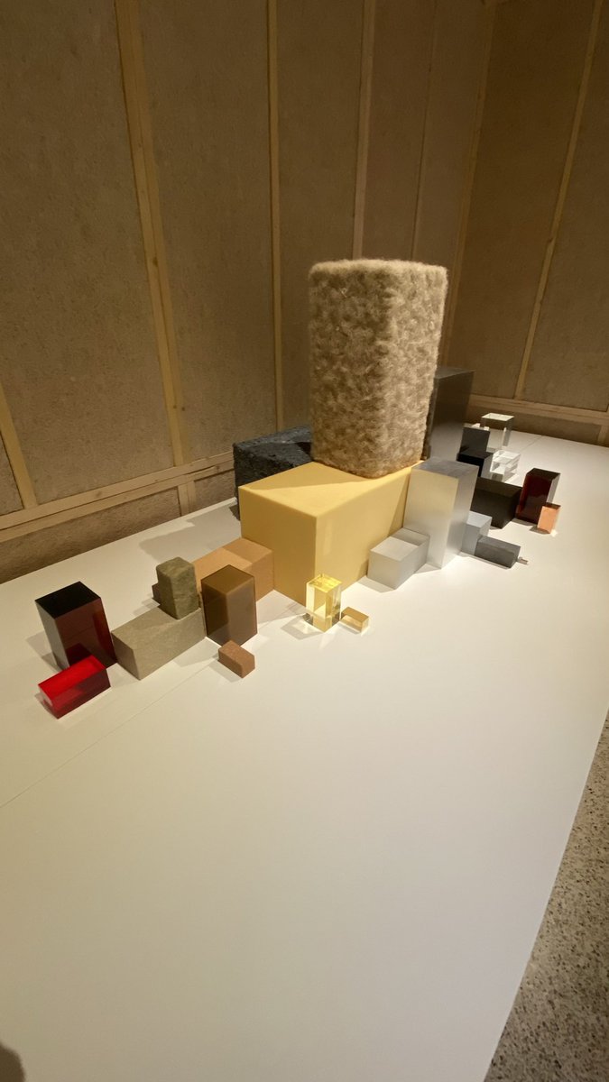 NickCorston's tweet photo. Day 9: #TheJanuaryChallenge to live a #CreativeLife22
‘Capture a reflection that you see, perceive or feel’
Me at the #WasteAge Show at the @DesignMuseum today
(Brilliant show - the blocks are materials in a VW Beetle, the chair from recycled plastic)
#64MillionArtists https://t.co/8SWE78bgq6
