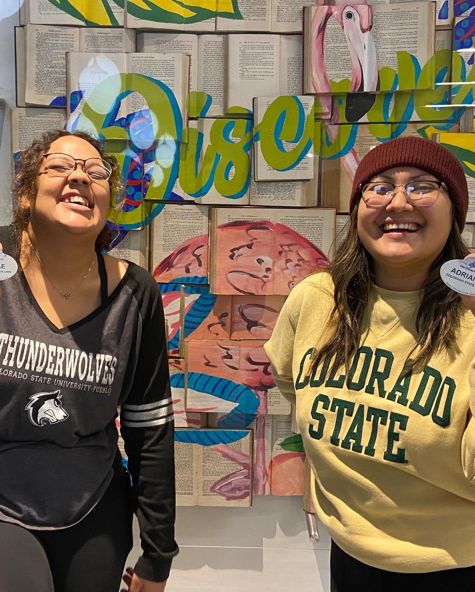 httpdotadi's tweet photo. just two @CSUSystem girls who happened to make magic at the same location! ✨💛 https://t.co/FJ1DpmSV0u
