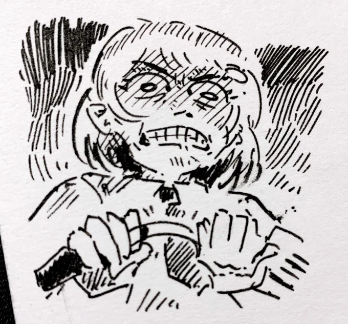 i wish to append the original sketch of That Panel which i still find terrifyingly superior in power..... (had to squish it a bit :( thx squidward??) 