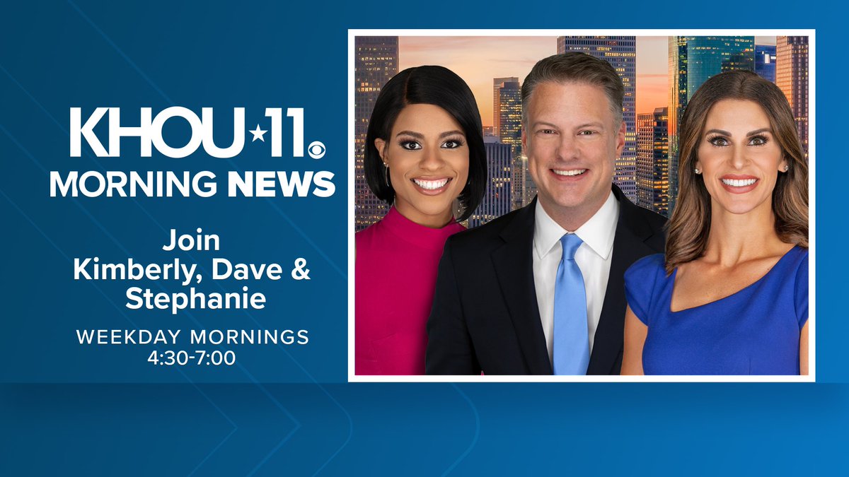 MichelleKHOU's tweet photo. A NEW ERA!
Say bye to #HTownRush & HELLO 👋 to @KHOU Morning News! Kicks off tomorrow — join @StephKHOU @DaveFroehlichTV @KimberlyDavistv & @chitakhou @JenReynaTV for WX & traffic #ontheones & reporters @UgochiKHOU @MichelleKHOU — the best morning news team in #Houston! https://t.co/6F44vDFqqk