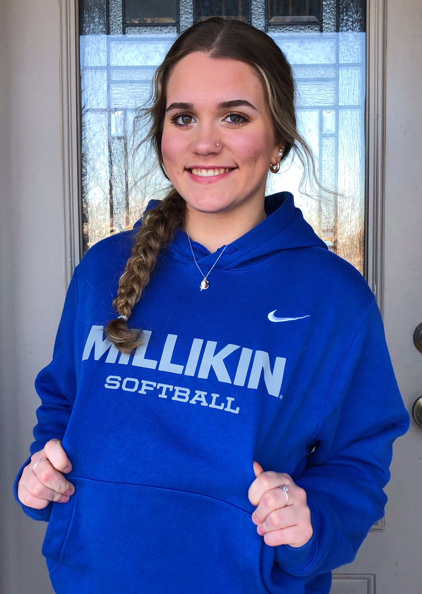 K_Coates14's tweet photo. I am super excited to FINALLY announce my commitment to Millikin University!! I’m so happy to be continuing my academic and softball career! Thank you to my family, coaches, and friends for getting me to where I am today! GO BIG BLUE!Ⓜ️💙@millikinsb https://t.co/zp1SOf1drm