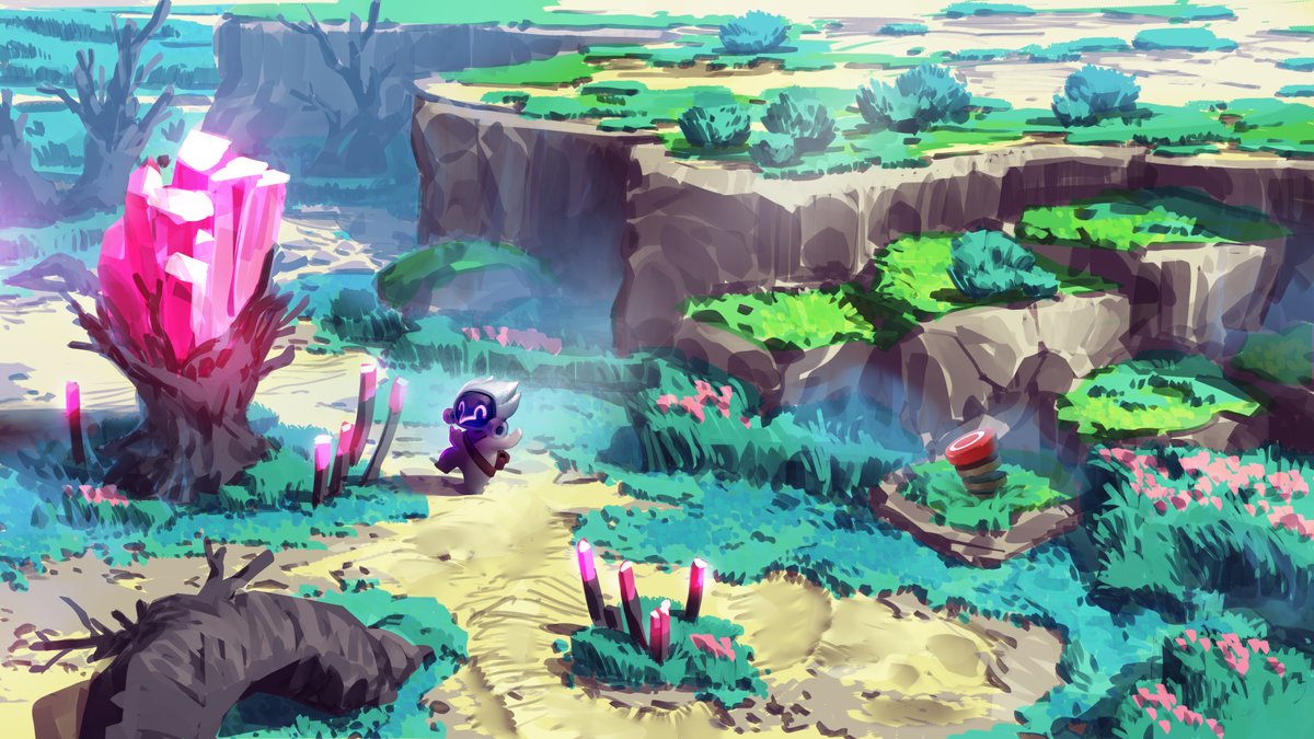 👀 Teasing some landscape #artwork 

It's looking so good 🤩

Are you excited for the #NFTs and the game?