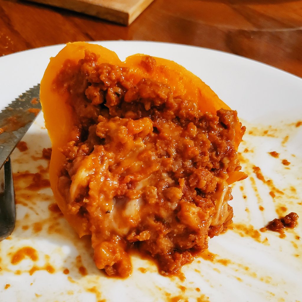 Next up... #stuffedpeppers! #yum 

And they're #vegetarian!