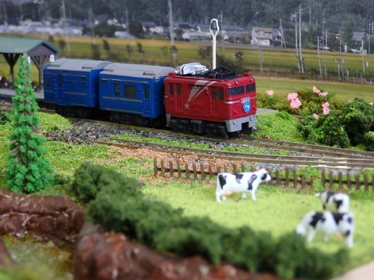 nomitetsu_north's tweet image. 今月号のRM MODELSに掲載されていたタカラトミーのQ TRAINですが、うちには“北斗星”があります。商品名のQは「チョロQ」のQだったのですね。
#RMMODELS #QTRAIN