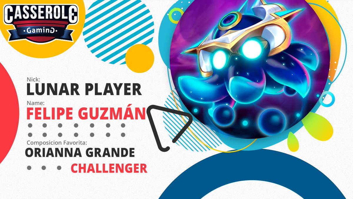 CasseroleGaming's tweet photo. #NewPlayer

El actual top 1 del leader de LAN y ganador de la #HalloweenLatAmCup de @ESLlatam 

Desde 🇨🇴 llega para representarnos en #CBTFT de @KDAeSportsbr y en los clasificatorios al mundial de @TFTLatam 

BIENVENIDO LUNAR PLAYER!!!

#GoCasserole https://t.co/hIbtHwsDIP