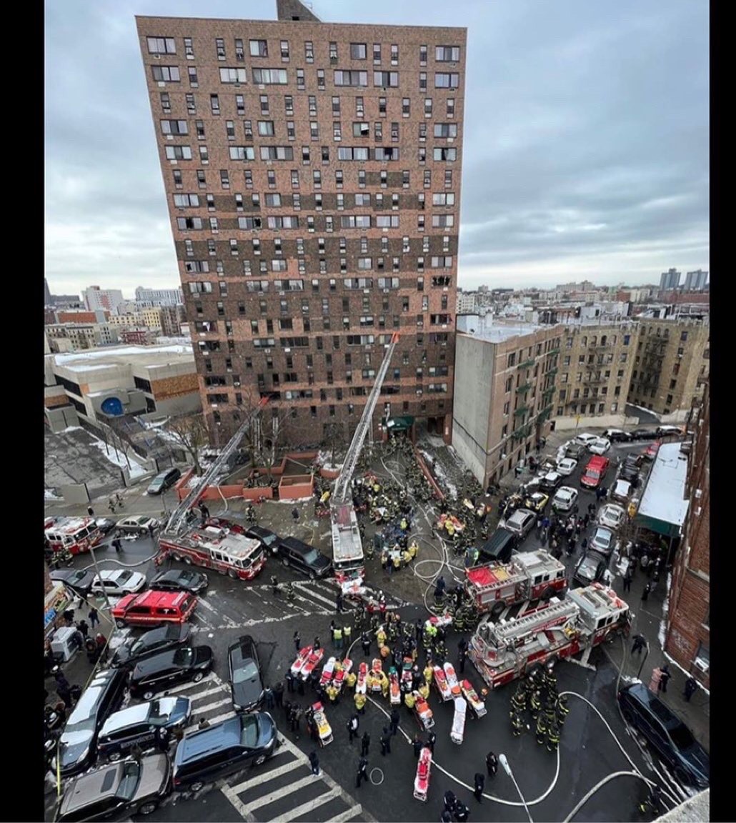 UFANYC's tweet photo. This morning in the Bronx the horrors and tragedy of Fire came to our city.  As of now, 19 have perished and many more victims with life threatening injuries. This has left many of us at a loss of words to express our grief and sorrow for the families directly affected by this. https://t.co/ZAOYfSuH3g