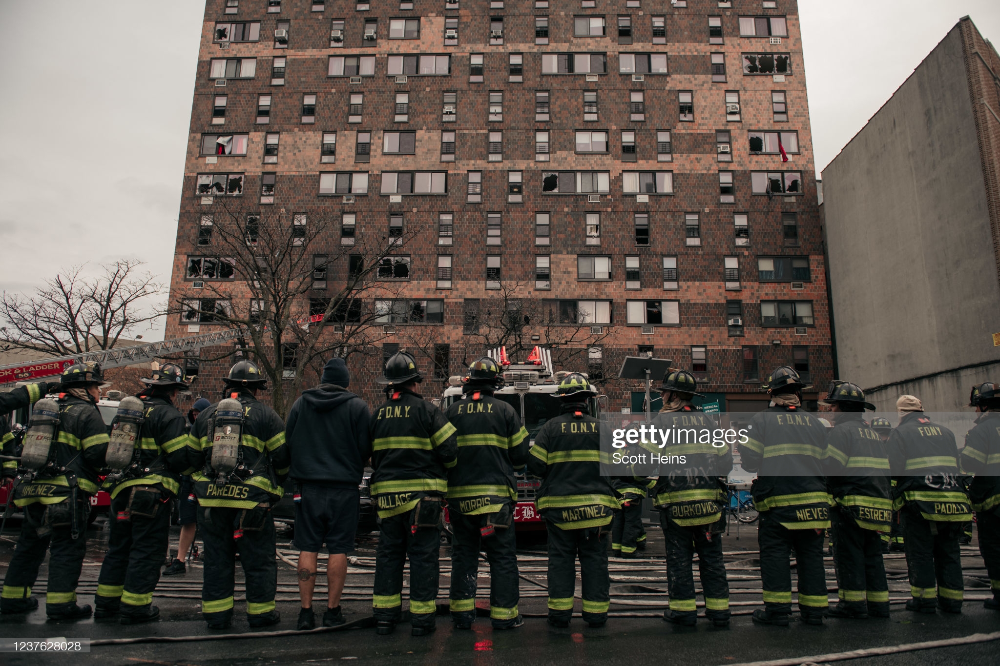 Getty Images News on Twitter "The FDNY responds to a fire in an