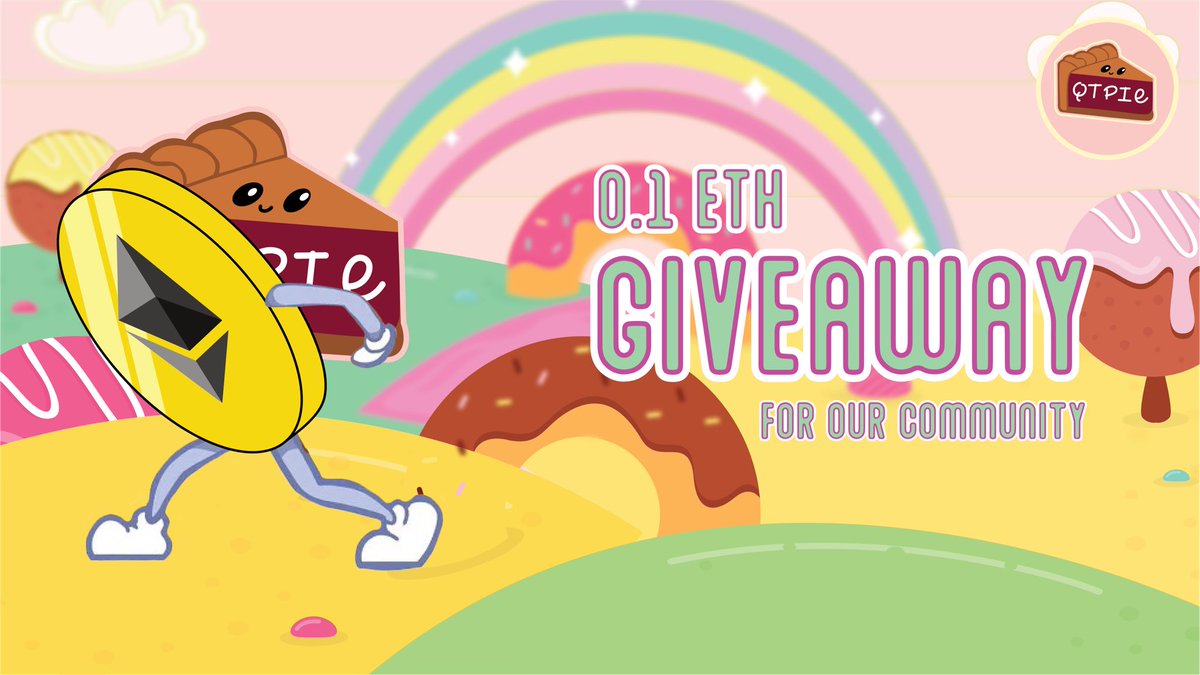qtpietoken's tweet photo. Hey QT 👋🏽 

We will be giving away 0.1 ETH + 5 WL spots from this post + more giveaways leading up to launch! 

RT &amp; Tag 3 friends..and hit “like” everyone likes pie. 

Join the discord for the 0.1ETH giveaway announcement -> https://t.co/xVIOsNAAbK 
#ERC20 #ETH #GEM #HIDDENGEM https://t.co/dwvAIVL8d2