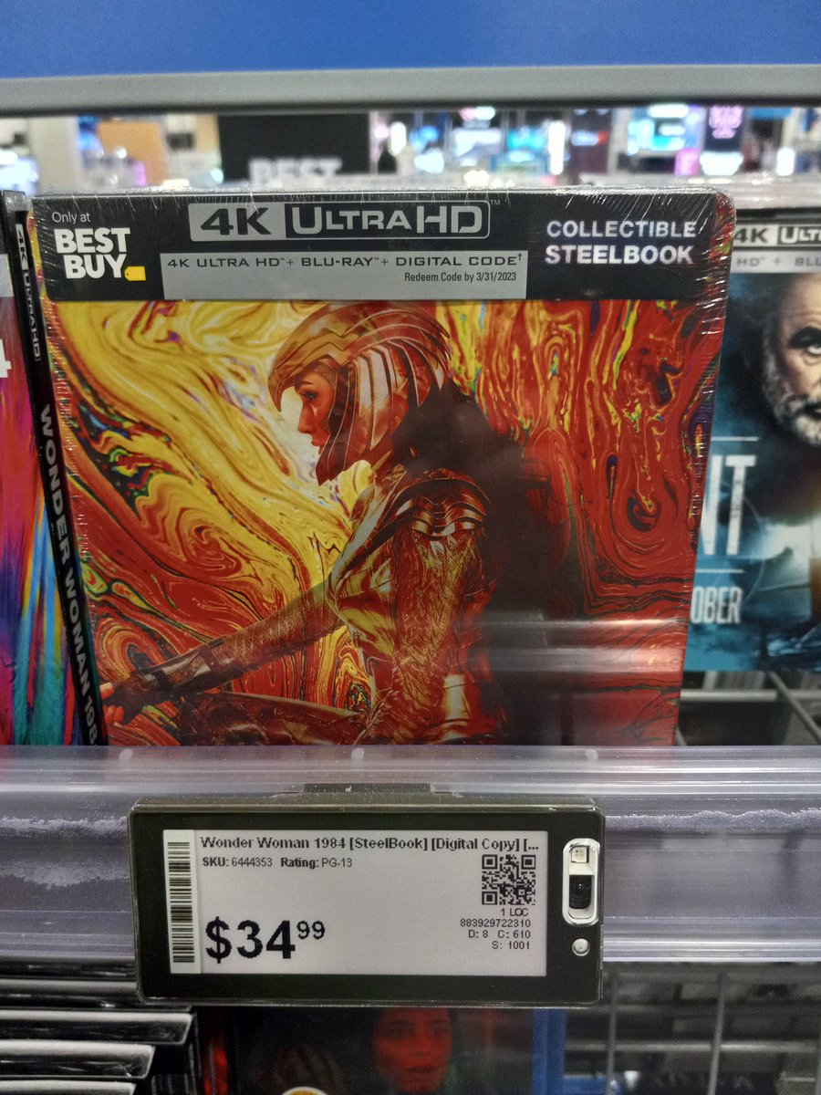 My best buy still has the Wonder Woman 1984 Steelbook that came out a year ago.  While they have the Venom Let There be Carnage one out of stock. https://t.co/xh0nJAQCfv