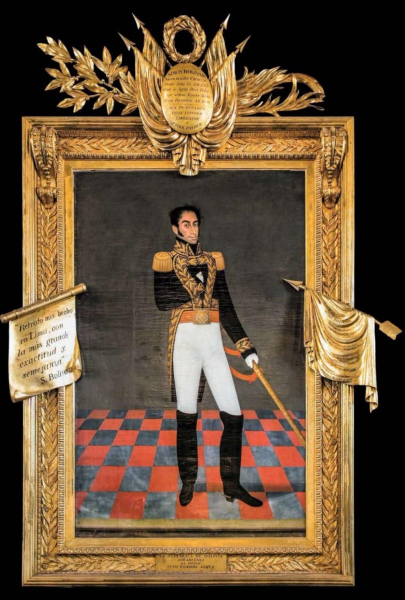 LaHistoria200's tweet photo. El retrato más exacto de Simón Bolívar, en palabras del propio Libertador. Obra del pintor peruano José Gil de Castro. https://t.co/qQPQPYaAWj