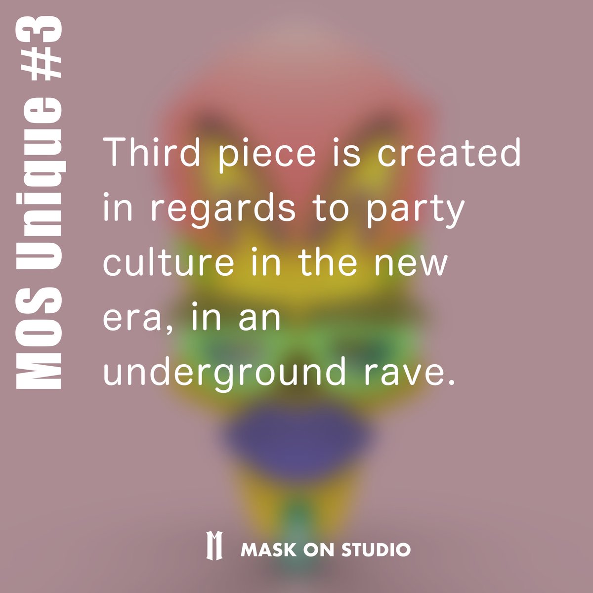 Sneak Peak #3 🔥👁️

Take a look into the background of the third piece in our collection. Our NFT`s are curated using Procreate, Blender and KeyShot.

If you are into the rave culture, do not miss out on this piece! Coming out on 01/11/22 😉

#NFT #NFTdrop #MasksAreOn <a href="/opensea/">OpenSea</a>