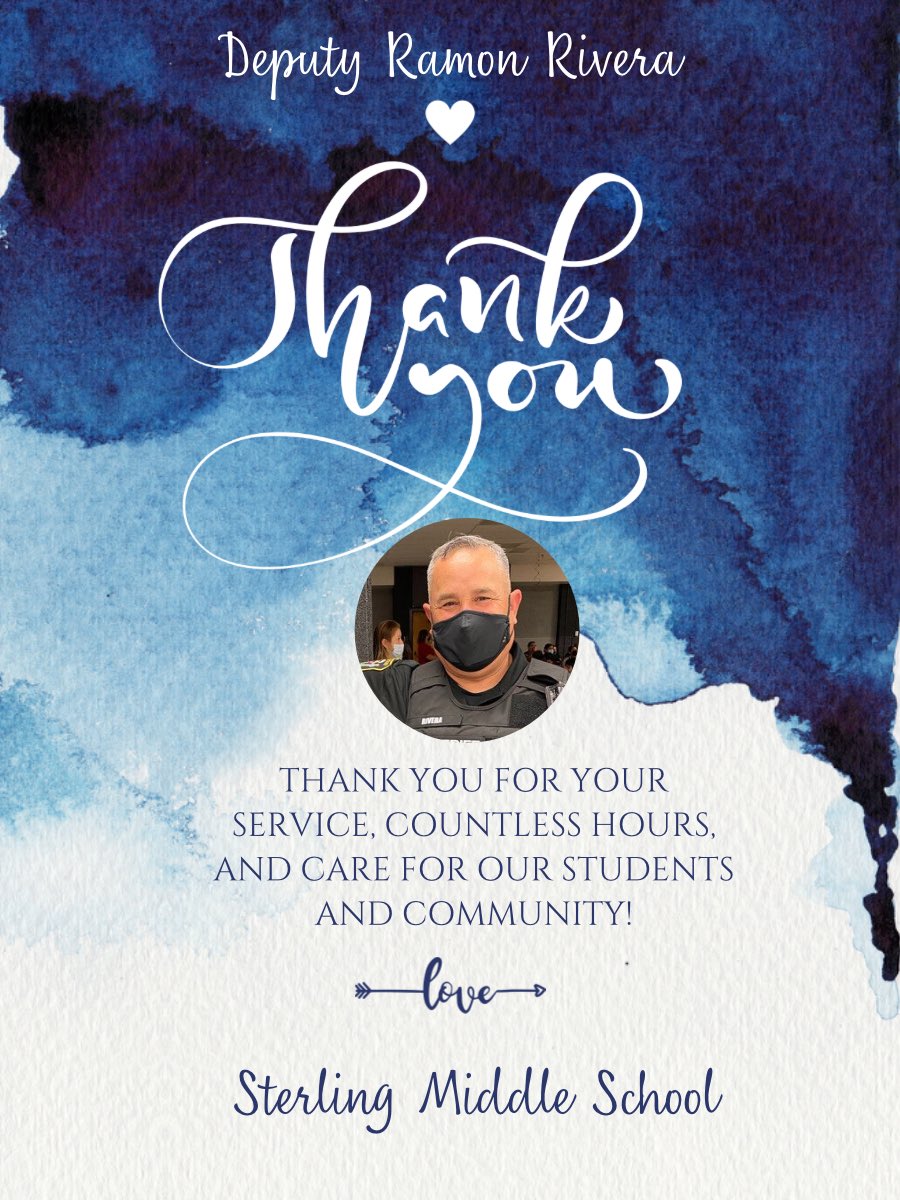 Happy National Law Enforcement Appreciation Day to our AMAZING Deputy Rivera! You are one of a kind. Thank you for your  heart, service, and passion for our students and community! #BetterTogether <a href="/LCPSOfficial/">LCPS News</a> #LawEnforcementAppreciationDay