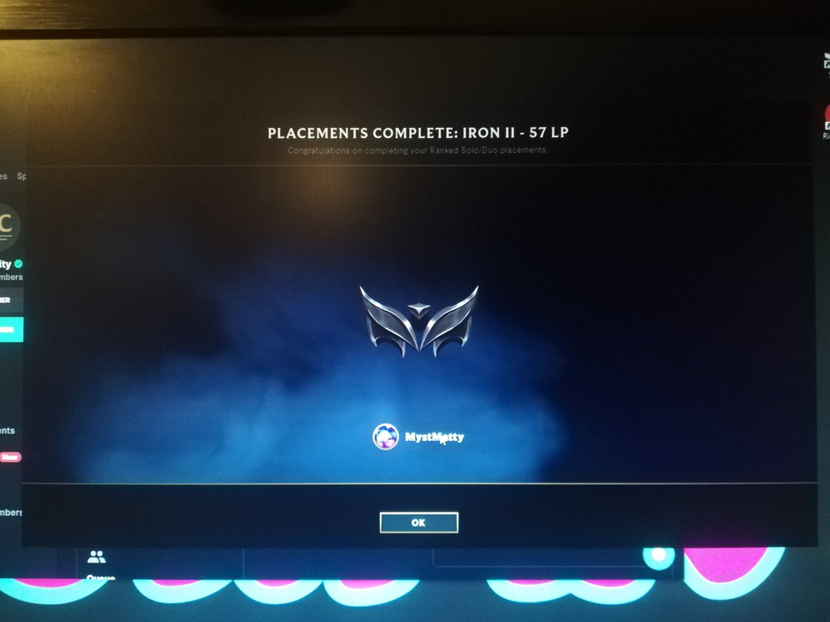 MattyMyst's tweet image. Right placement for Season 12 achieved.

I'll edit the VOD's after a good night's sleep.

#kindnessispunk #twitchaffiliate #leagueoflegends #pierced #blackouttattoo #catdad